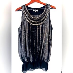 Alexandra Rosati shimmering sleeveless top. NWOT. XL